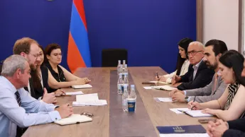 GIZ is a reliable partner for Armenia: The Deputy Minister of Territorial Administration and Infrastructure has received the delegation led by Tom Landes.