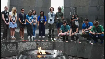 The Armenian Genocide Museum-Institute hosted students from George High School in Pennsylvania, USA.