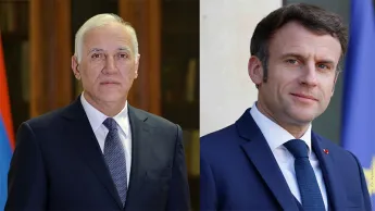 Vahagn Khachaturyan has sent a congratulatory message to Emmanuel Macron.
