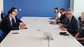 Robert Abisoghomonyan has met with the UN Secretary-General's Deputy for Peacekeeping Operations.