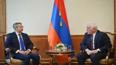 Президент Ваграм Хачатрян принял посла Казахстана в Армении.