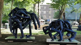 In the park named after Misak Manushyan, 13 sculptures created by sculptor Ashot Harutyunyan have been installed.