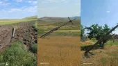 Des pylônes de lignes électriques alimentant plusieurs localités de la province d'Aragatsotn ont été endommagés en raison du vent.