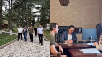 Գլխաւոր դատախազը այցելեց Իջեւան համայնքին վերադարձուած քաղաքային զբոսայգի, ապա աշխատանքային քննարկում անցկացուցաւ Տաւուշի մարզի դատախազութեան մէջ: