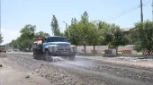 Large-scale road construction projects in Gyumri