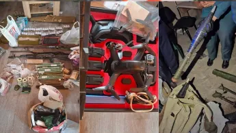 An illegal shooting range and a large quantity of weapons and ammunition have been discovered in Yeghvard; 1 person has been arrested.