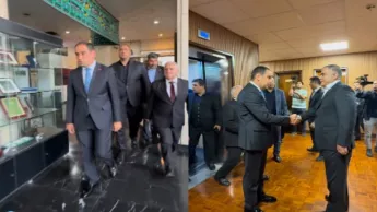 David Khudatyan has met with Iran's Minister of Oil Mohsen Paknejadi.