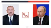 Putin and Aliyev had a phone conversation.